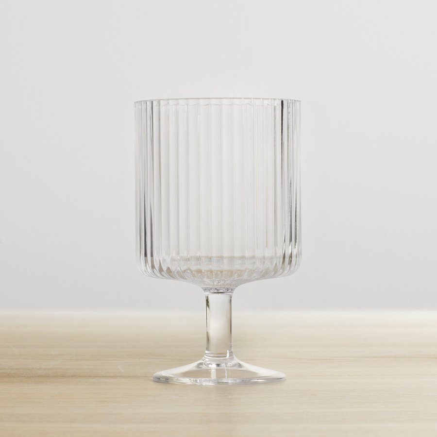 Laya Fluted Acrylic Goblet