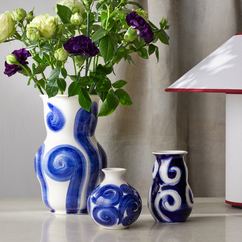 Tulle Earthenware Table Vase