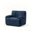 Fauteuil en chenille rembourré avec sièges profonds-1572043540