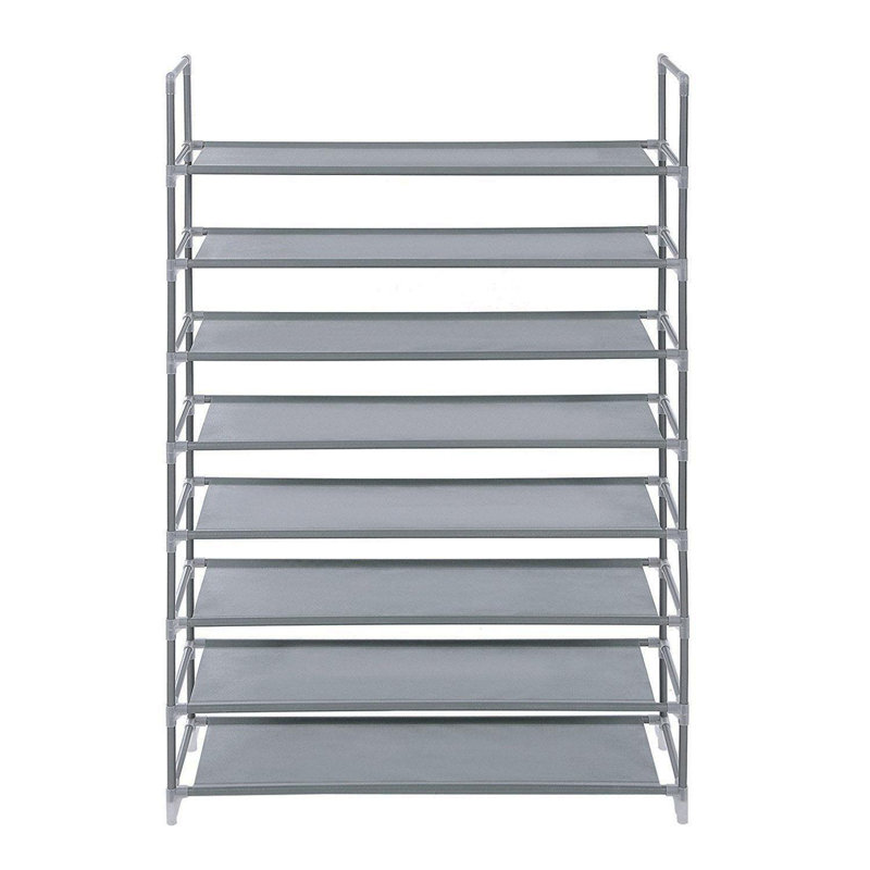 40 Pair Shoe Rack, Gray