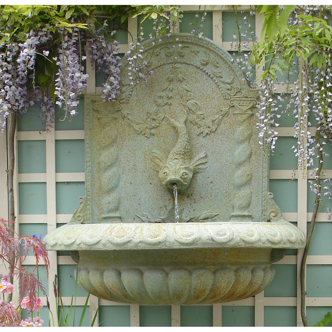 Ontonagon Hand Crafted Weather Resistant Wall Fountain Fountain