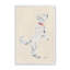 «White Poodle» par Esca Watercolors, reproduction d'art sur toile-1317962634-1317962646