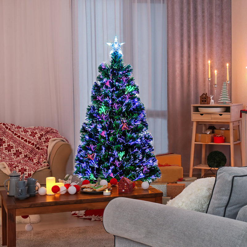 Lighted Artificial Christmas Tree