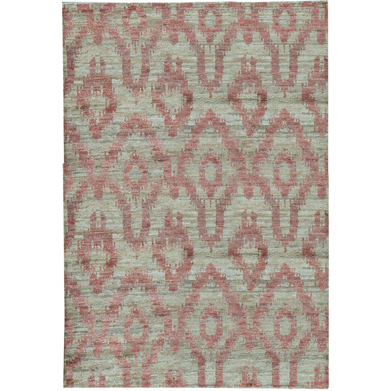 Hand-Knotted High-Quality Red Area Rug