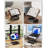 Adjustable Book Stand with Storage - 360° Swivel Base, Height & Angle Adjustable