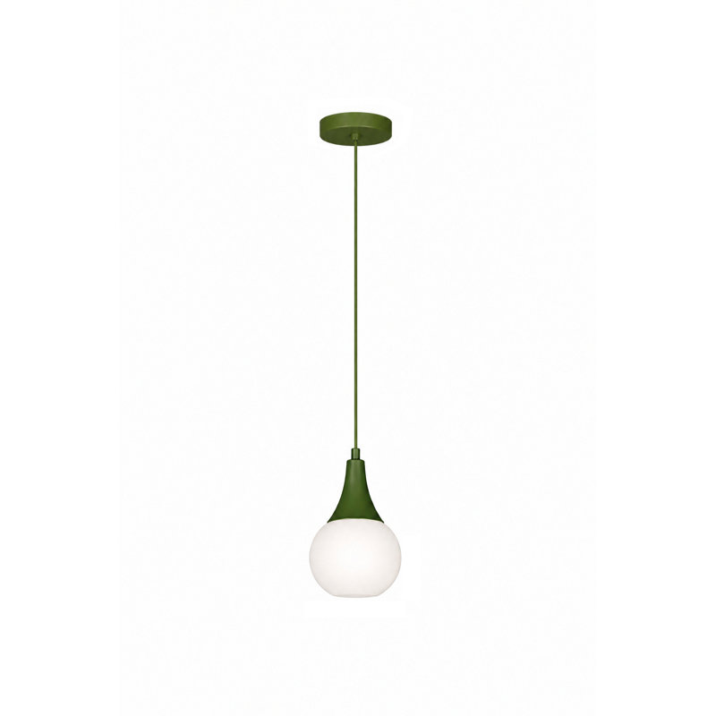 LACRIMA KHAKI 1-LIGHT PENDANT, 15, 1