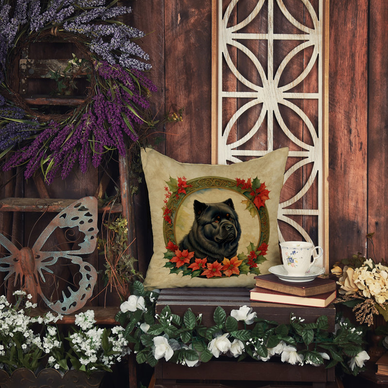 Coussin Christmas, 14 po x 14 po, Carré