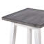 [Ensemble de salle à manger 3 pièces à hauteur de comptoir] Table compacte avec 2 tabourets; facile à nettoyer-1918497560-1918497561
