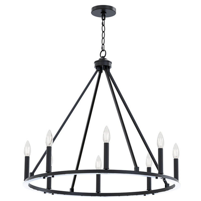 Myllwyck 8-Light 28.06” Wide Chandelier