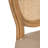 18'' H Linen Upholstered Oak Side Chair