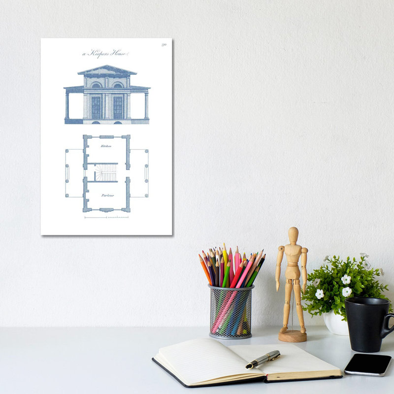 Garden Structures III by Vision Studio - Wrapped Canvas Print, 30.48cm H x 20.32cm W x 1.91cm D
