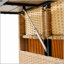 Ensemble de canapé de patio extérieur en rotin 5 pièces, ensemble de mobilier de jardin en forme de L en osier PE-1007766035-1007766036