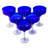 13 oz. Handmade Margarita Glass Set