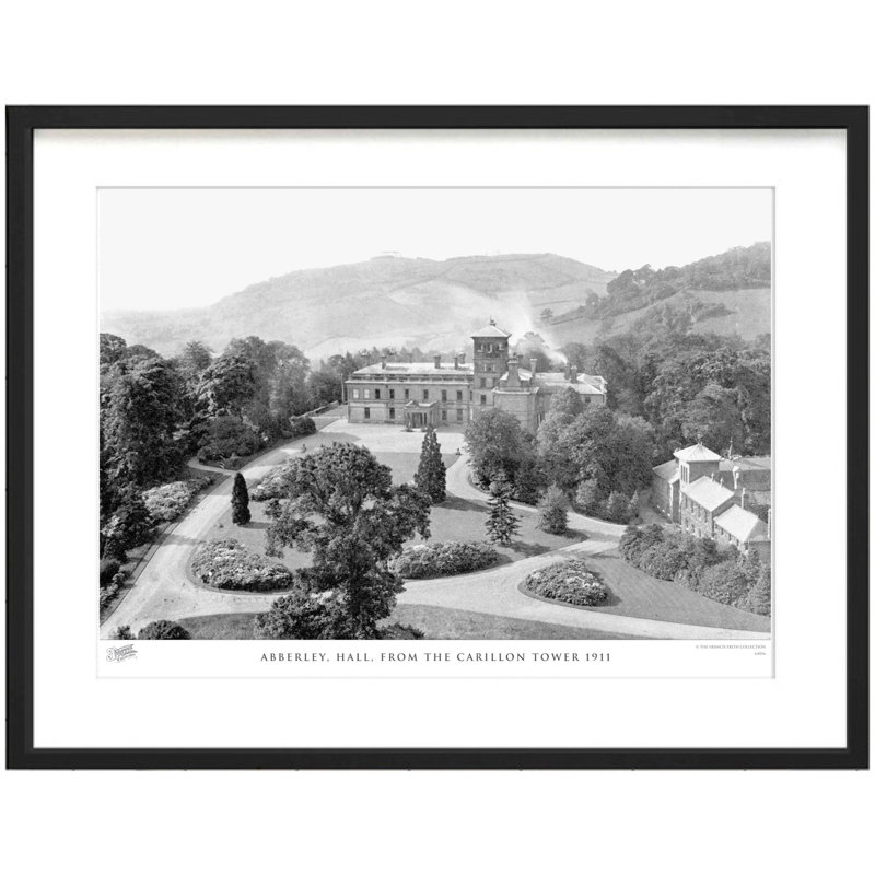Abberley, Hall, From The Carillon Tower 1911 by Francis Frith - Single Picture Frame Print, 60cm H x 80cm W x 2.3cm D