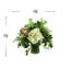Fern and Ivy Holiday Arrangement in Glass Vase