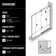 Elan E-Class 56-60" W x 76" H Sliding Frameless Shower Door with 3/8" Clear Glass