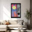 Cosmic Glitch Circles Abstract Colorful Contemporary Landscape Nature Wall Art Print by Amy Louise Baker - Wrapped Canvas Print-524339893