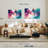 Avery Pink And Blue Abstract-106428011