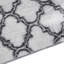 Damask Faux Sheepskin Area Rug-1357406825