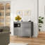 Armoire de rangement élégante avec pieds robustes-1650799442