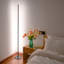 Lampe sur pied colonne noire 59 po Demko