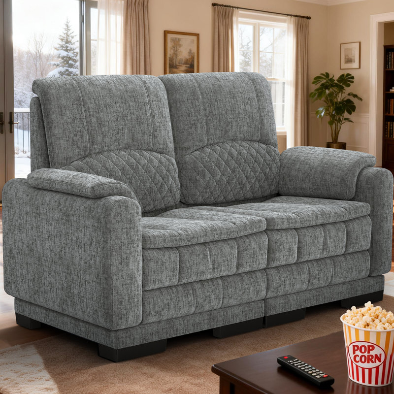 Modular Sectional Sofa Couches for Living Room, Comfortable Boneless Cloud Couch, Modern Loveseat Sofa Cozy Deep Seat Sofa, Collapse Prevention Reinforcement Easy