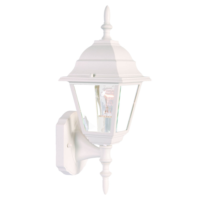 Swing Arm Outdoor Wall Light, White