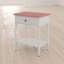 Table de chevet 1 tiroir en acier Abner