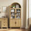 Grande armoire de rangement arquée 70,8 po-1832475015-1832475018