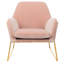 Fauteuil en velours de 30,3 po de large Flagg-1540935714