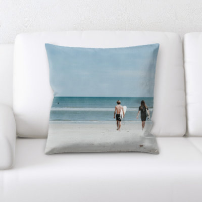 Beauregard Microsuede Reversible Throw Pillow