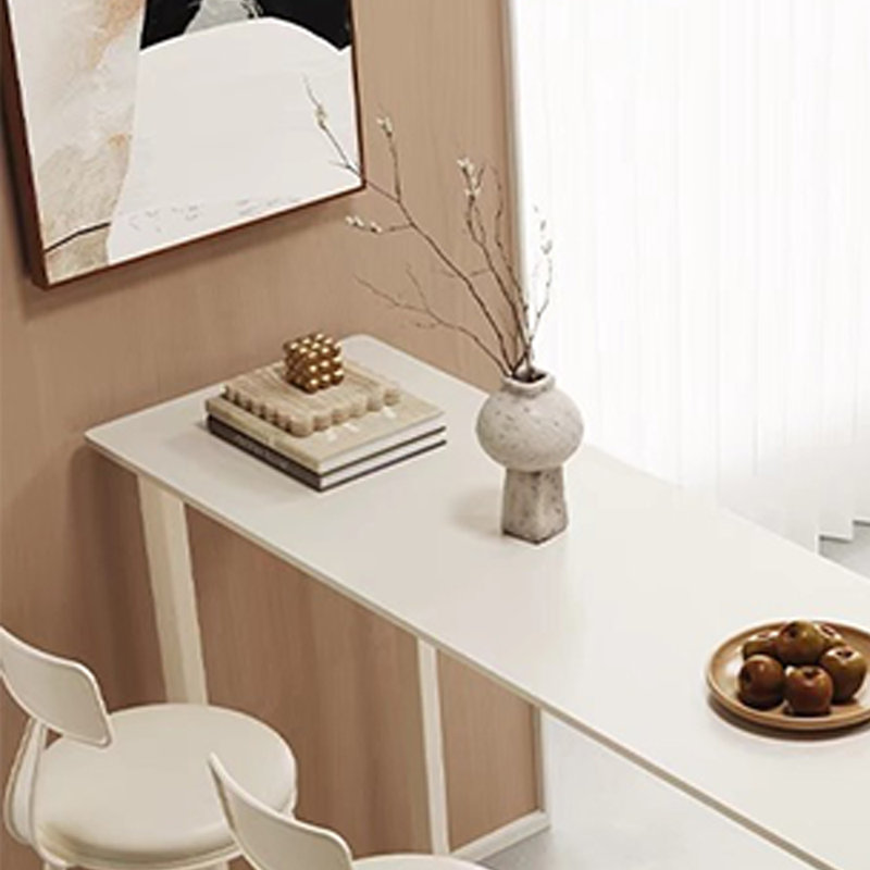 Petite table de bar et chaise, H 41,3 po x L 62,9 po x l 19,6 po
