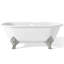 Janeese 70'' x 32'' Soaking Cast Iron Bathtub-17755877-17755876
