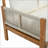 Convertible Outdoor Daybed Sofa Bed with Acacia Wood Frame and Waterproof Cushions for Patio, Backyard, and Pool Areas-509928182