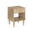 Barroso 1 Drawer Solid Wood Nightstand with Open Storage Shelf-1027584833