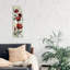 Simple Red Floral I by Silvia Vassileva - Wrapped Canvas Panoramic Painting-792427579
