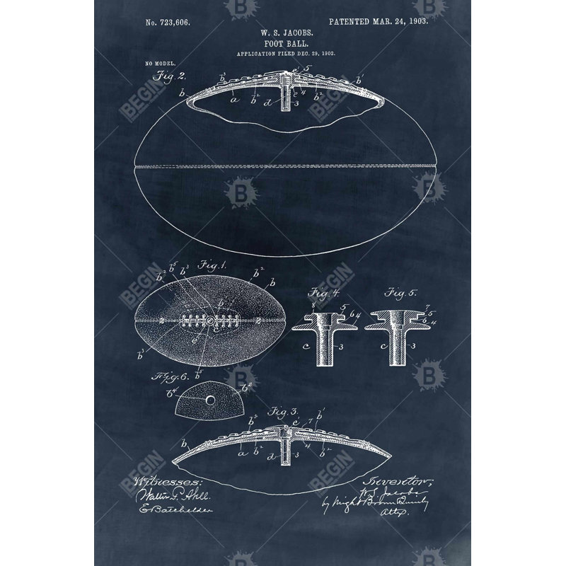 «Blueprint of a foot ball»