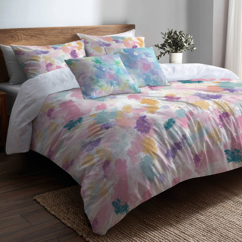 Ensemble de literie 5 pièces pour adolescent Sparkle - Ensemble de housse de couette et coussin décoratif Shimmer