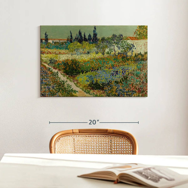 Jardin d'Alvord à Arles, H 16 po x l 24 po
