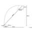Frederico 188cm White Arched Floor Lamp