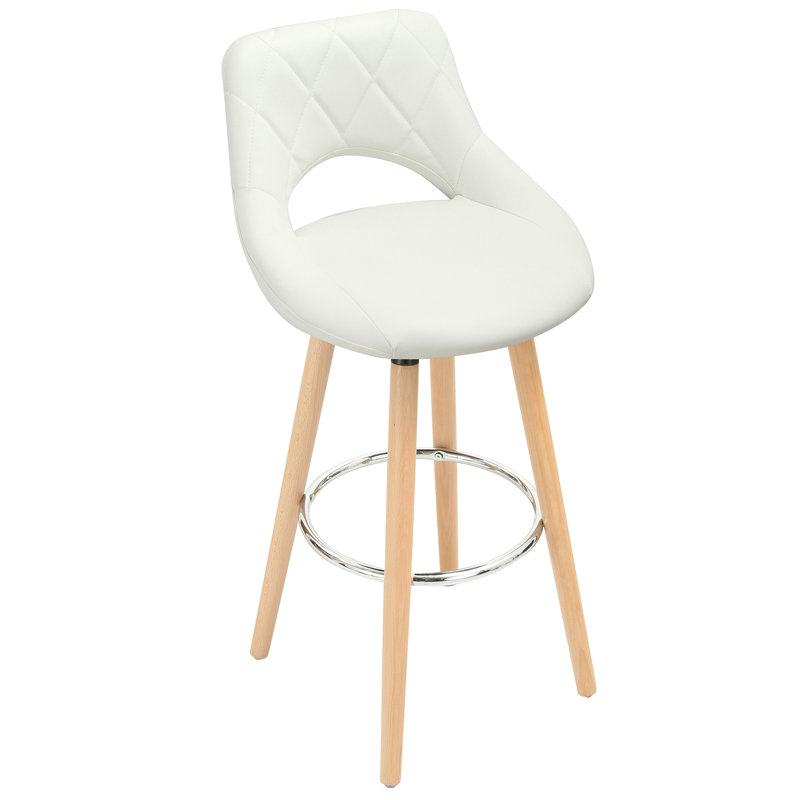 Thierry 68cm Bar Stool, White