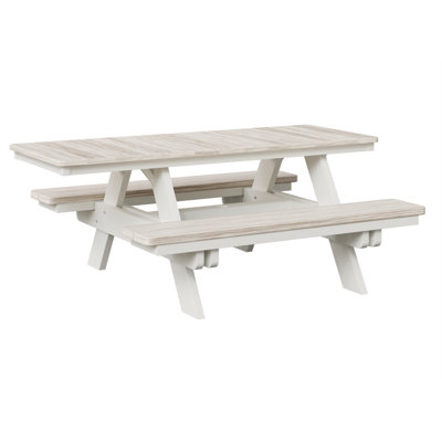 Outdoor Rectangular Picnic Table