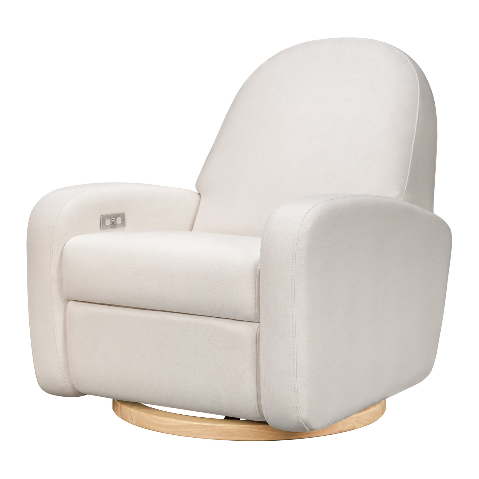 Nami Swivel Glider Power Recliner, Performance Cream Polyester