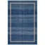 Tapis en lin moderne et minimaliste à bordure géométrique, bleu, gris, or, crème, ivoire, lavable à la machine, antidérapant, à poils courts, pour l'intérieur et l'extérieur, adapté aux animaux domestiques, idéal pour le salon, la chambre, la salle à manger, l'entrée, le couloir ou le bureau.-1640283246