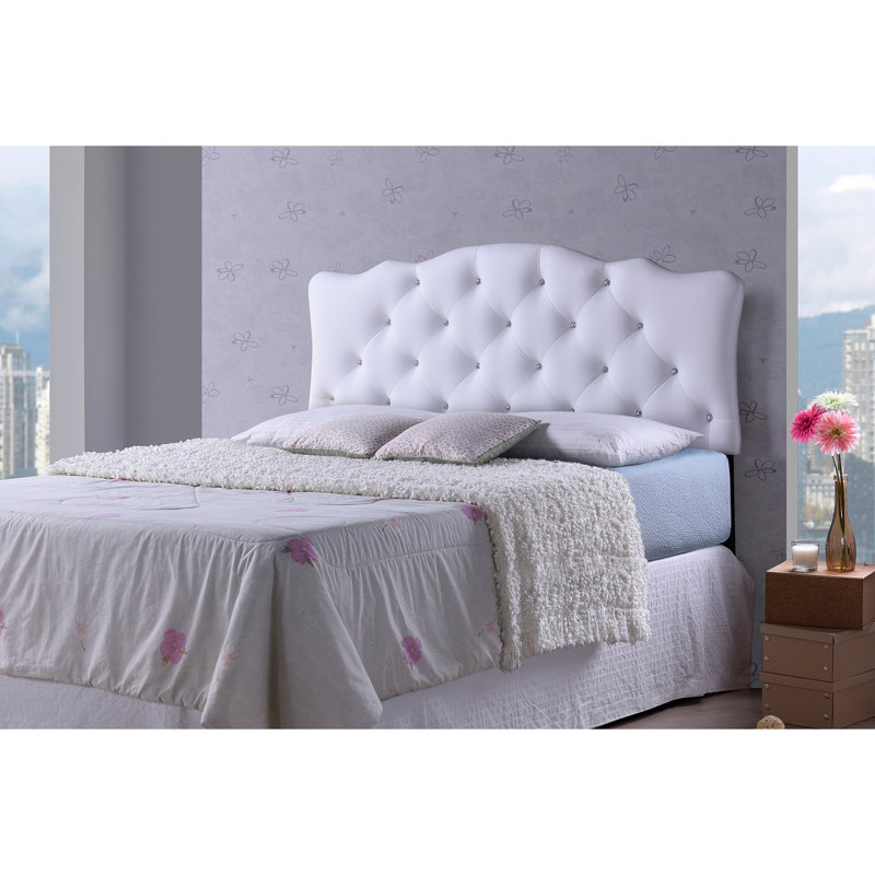 Michelly Upholstered Headboard, White