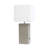 Damond Lalia Home Lexington 21" Leather Base Table Lamp with White Rectangular Linen Shade-1712510909-1686689808-1686673478