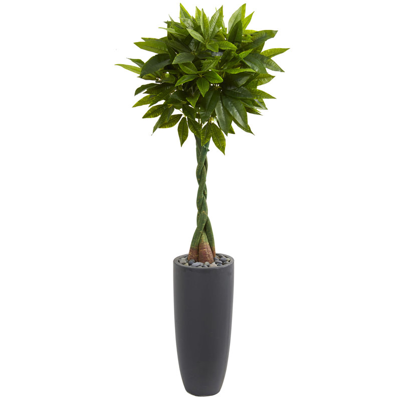 72'' Faux Foliage Tree in Ceramic Planter