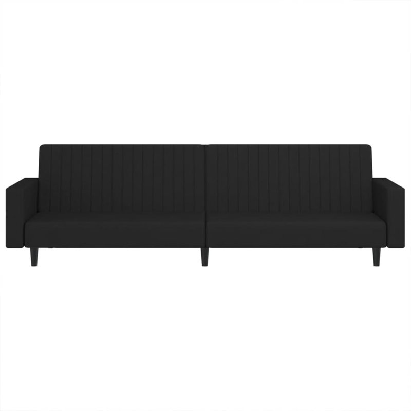Samerra 86.6'' Velvet Sofa, Black Velvet