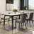 White rock plate rectangular dining table-2066555452