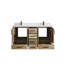 Ensemble de meuble-lavabo double 60 po Malibu-76042323-76042327